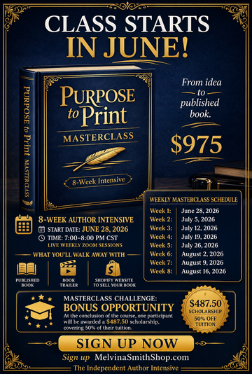 Purpose to Print Master Class